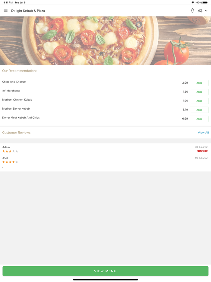 Delight Kebab and Pizza