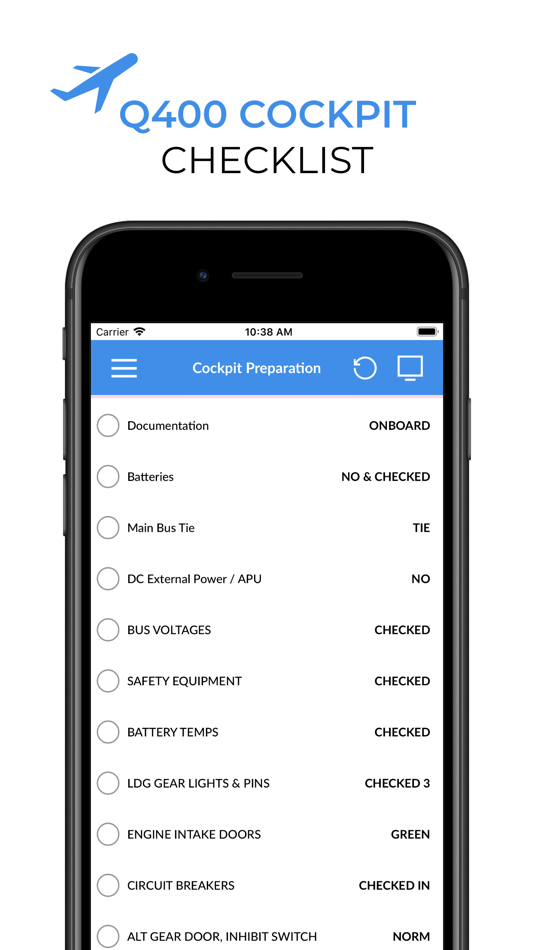 #3. Q400 Cockpit Checklist (iOS) 由: Bhavinkumar Satashiya