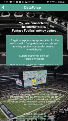 Game screenshot DataForce Fantasy Football mod apk