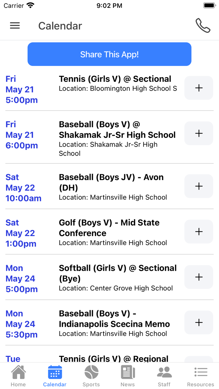 Martinsville Athletics Indiana