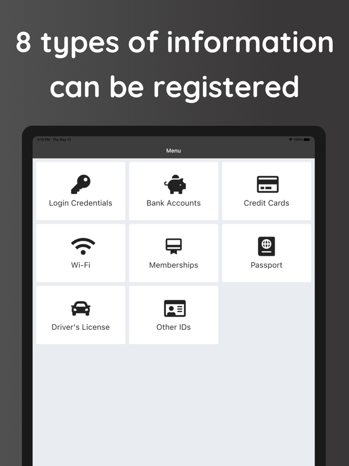 Information Saver  MyInfo