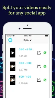 split - cut & trim your videos iphone screenshot 1