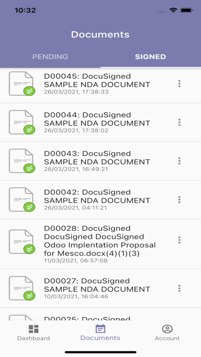 dSignature Screenshot