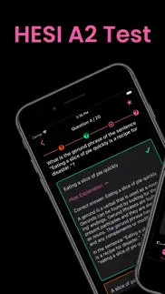 hesi a2 exam prep - 2024 iphone screenshot 1