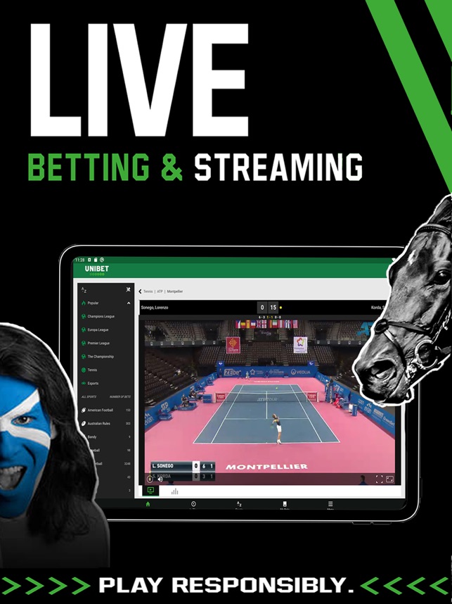 Unibet live stream sale