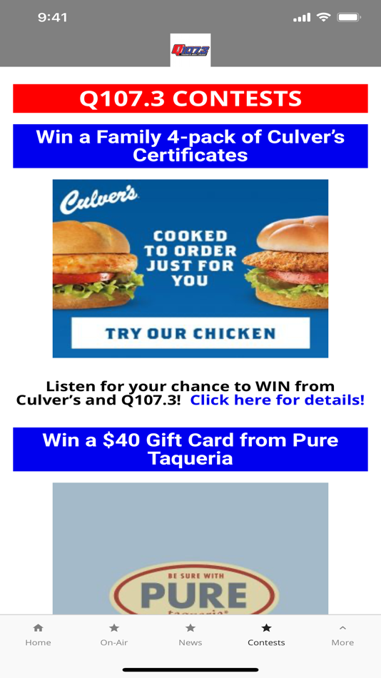 #1. Q107.3 (iOS) 由: PMB Broadcasting LLC