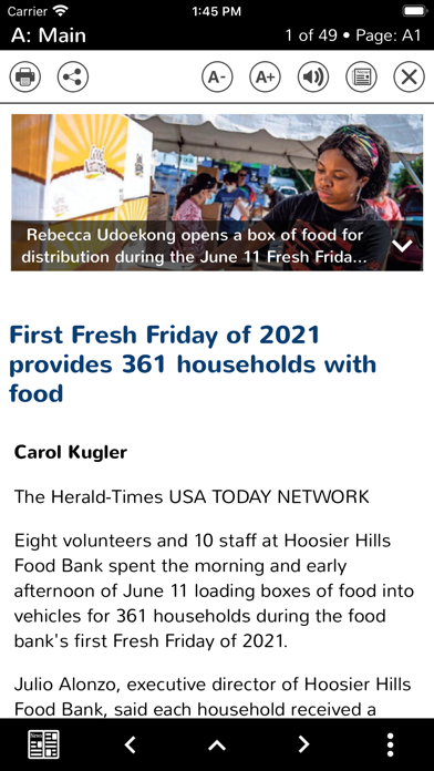 Ellettsville Journal Print Screenshot
