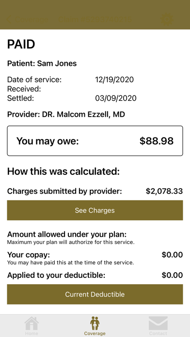 S&S Health Screenshot
