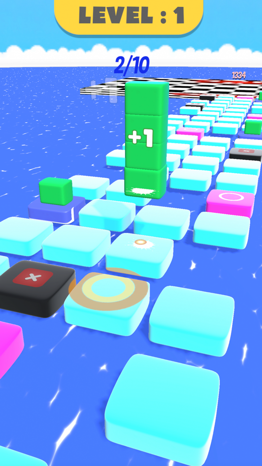 #4. Cube Stack Run - Bridge Hop (iOS) Podle: Yalcin Catar