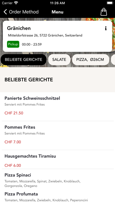 Jägerstübli Restaurant Screenshot