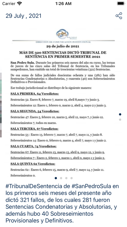 #6. Poder Judicial de Honduras (iOS) 由: Poder Judicial de Honduras