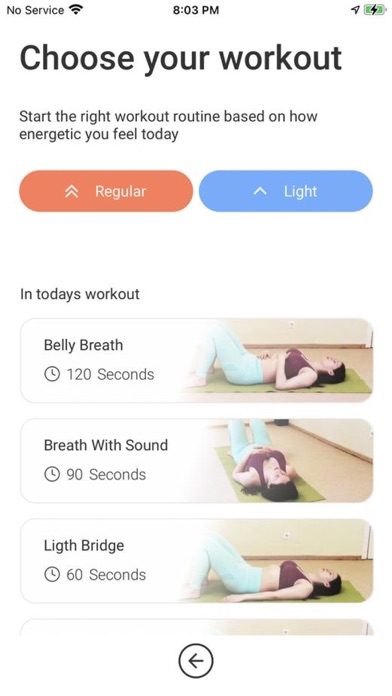Postpartum Workout Screenshot