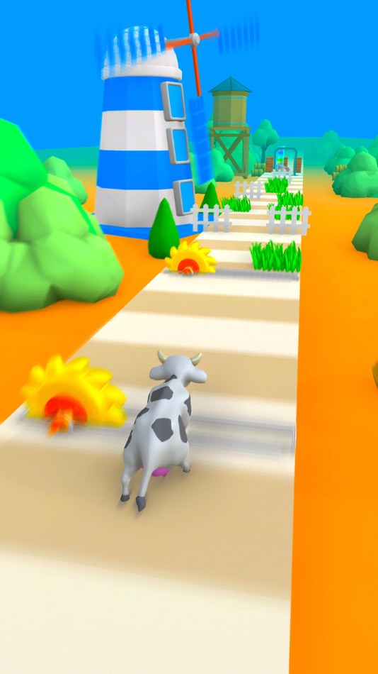 #6. Cow Runner 3D (iOS) 由: 3A YAPIM VE YAZILIM DANISMANLIK LIMITED SIRKETI