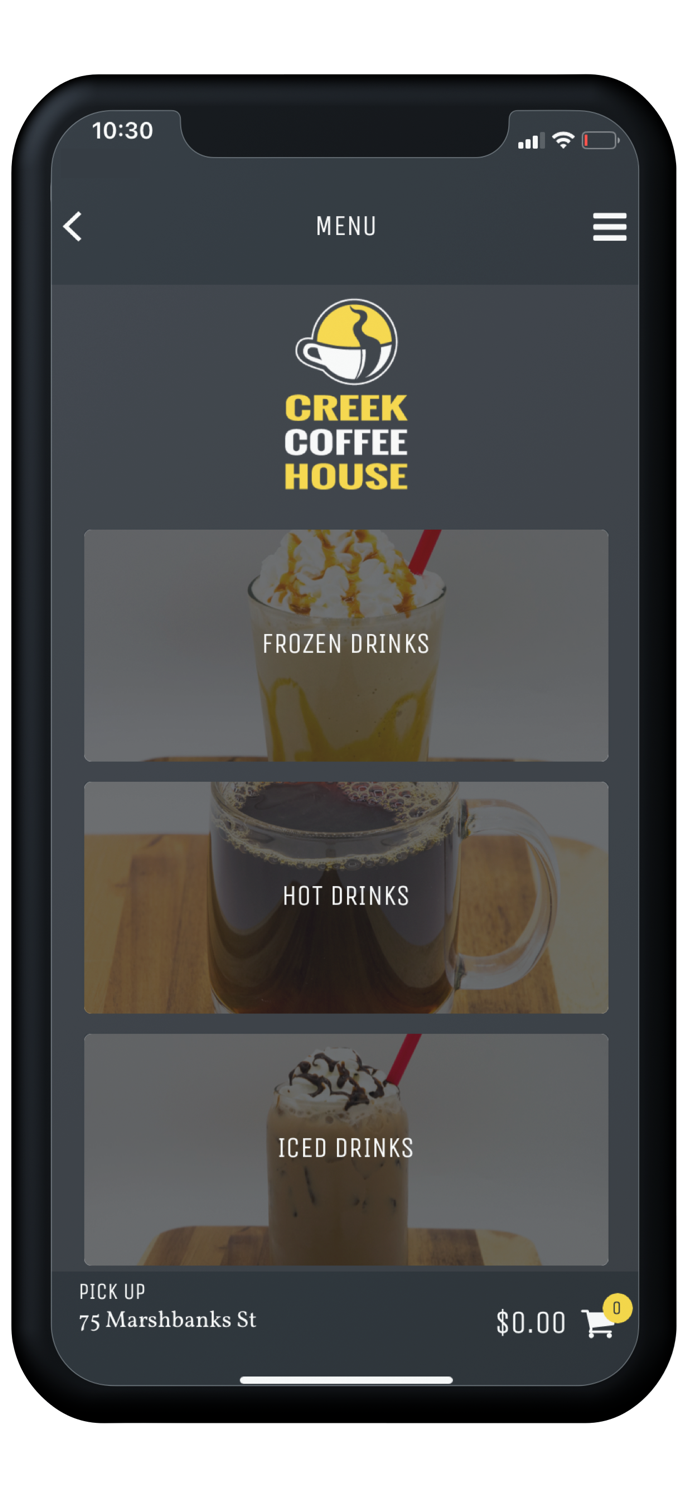 Creek Coffee App