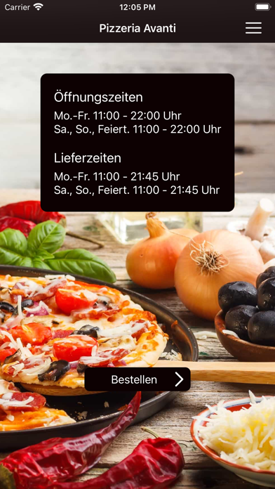 Pizzeria Avanti Steinfurt Screenshot 1 - AppWisp.com Pizzeria Avanti Steinfurt Screenshot 1 - AppWisp.com