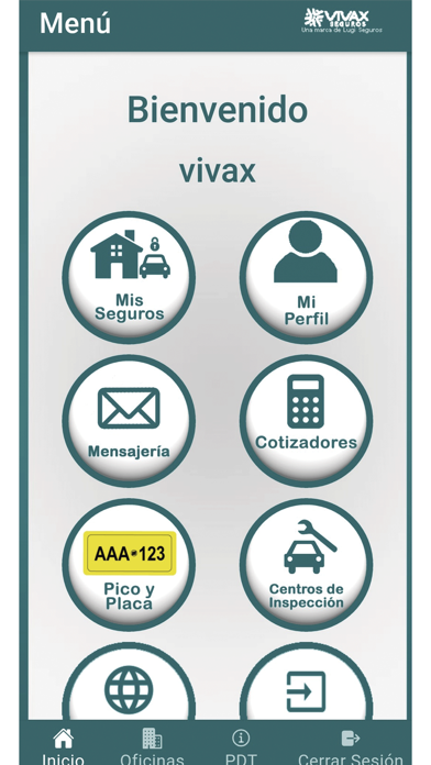 VIVAX Seguros Screenshot