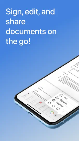 Скриншот Sign&Go на iPhone 5