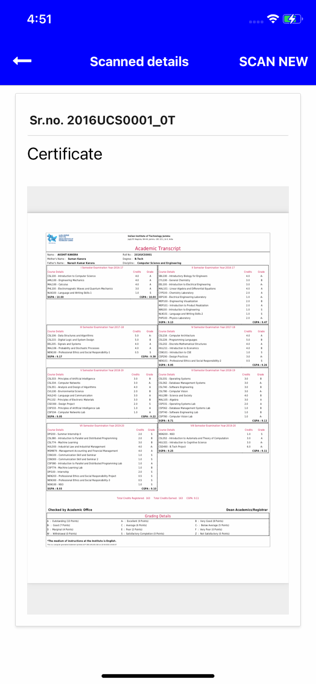IIT Jammu Doc Verify