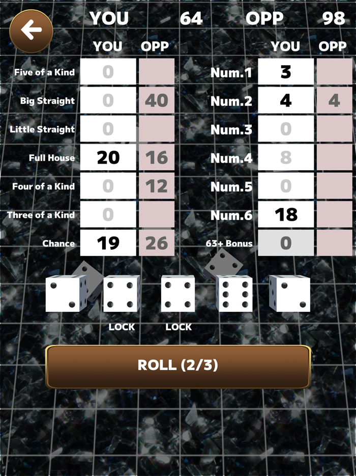 Yatzy Exciting Dice Game