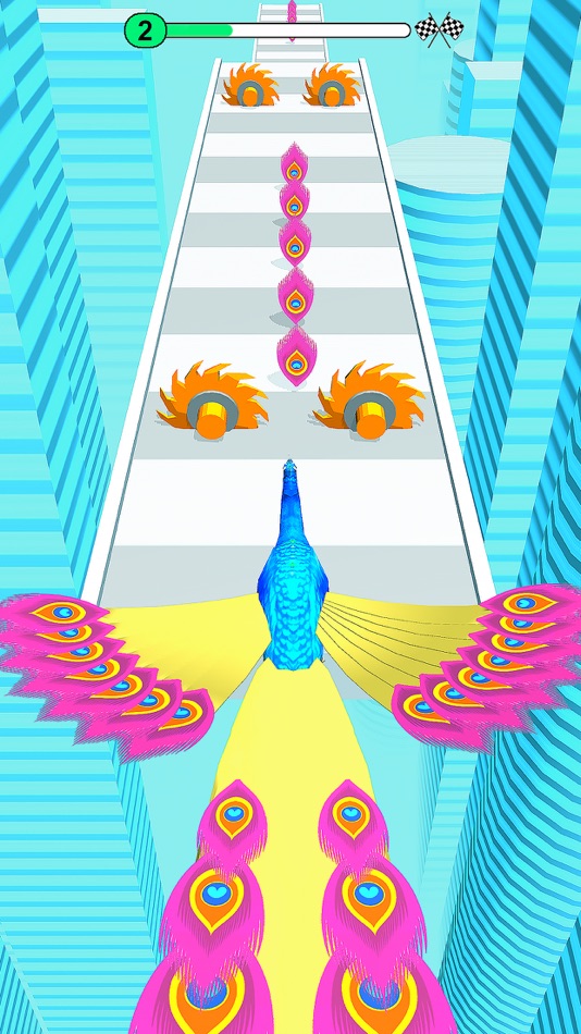 #2. Peacock Hairy Tail Challenge (iOS) 由: Seher Anwar