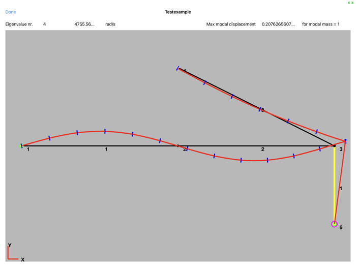 2D Frame Vibration Analysis