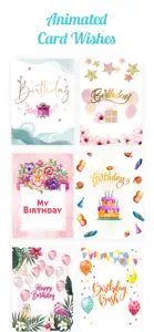 Animated Birthday Card Wishes screenshot #1 for iPhone