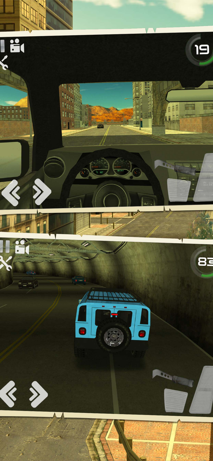 Offroad Jeep Vehicle Driving