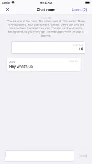 chataround - offline chat iphone screenshot 1