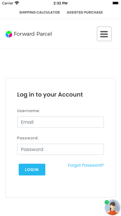Forward Parcel Screenshot