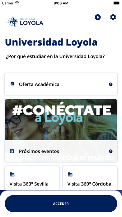 Universidad Loyola Screenshot