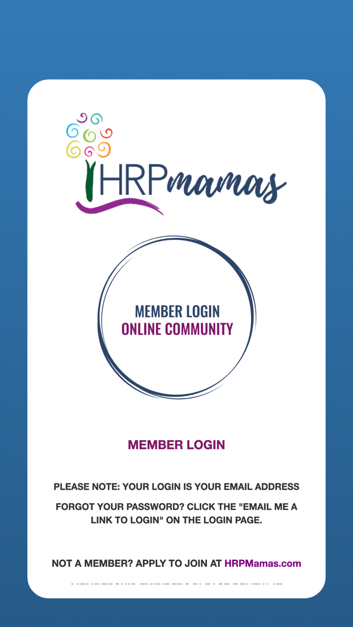 HRP Mamas Groups App