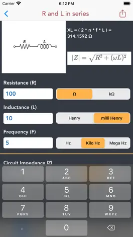 Game screenshot Impedance Calculator lite hack
