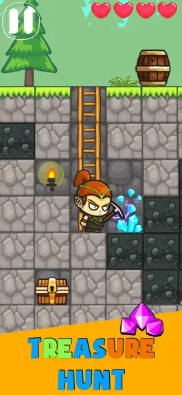 Game screenshot Dig Deeper - block miner mod apk