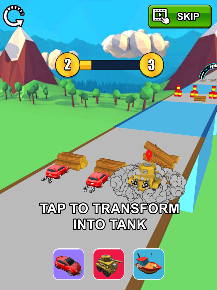 Epic Car Transform Race