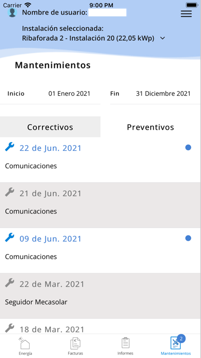 Rios Renovables fotovoltaica Screenshot