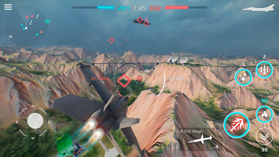 #2. Sky Combat: Planes PVP Online (iOS) 由: Azur Interactive Games Limited