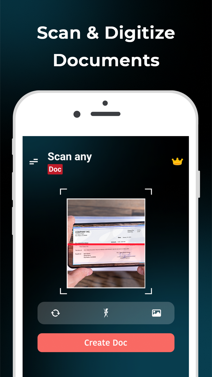 Scan any QR Code and Document