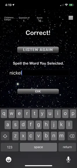 Game screenshot Children's - Comet Spelling apk