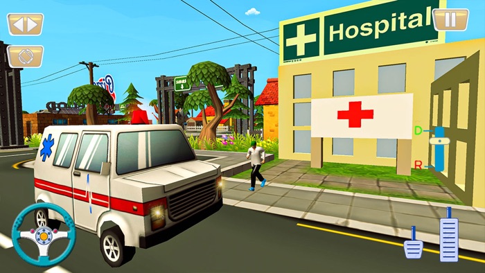 Police Pizza Taxi Car Driving