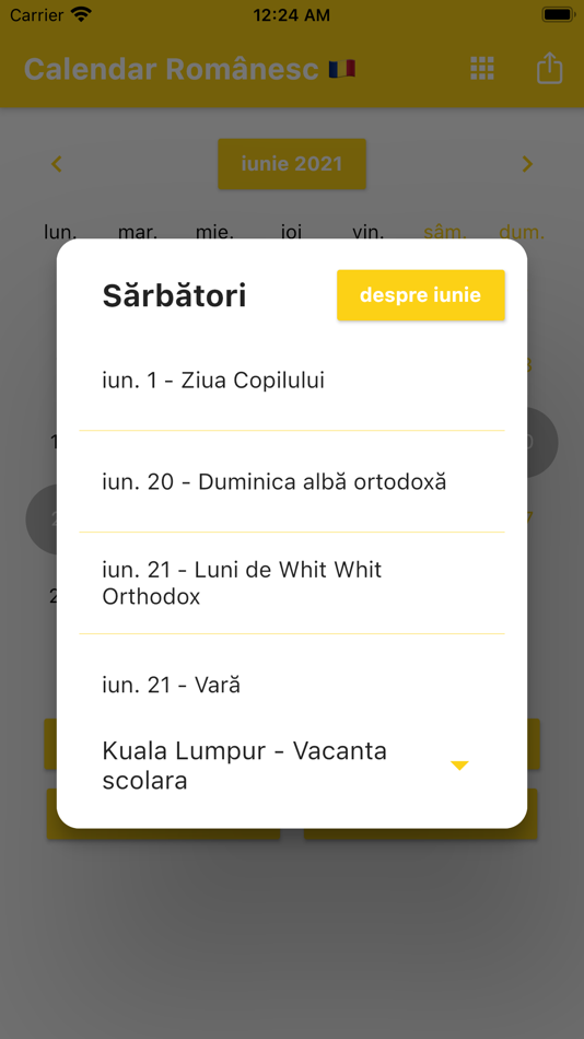 #2. Calendar Românesc 2024 (iOS) 来自: Teferi Aleme