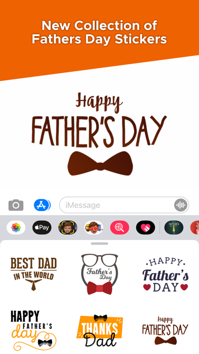Screenshot #3 pour Father's Day Stickers ! 22