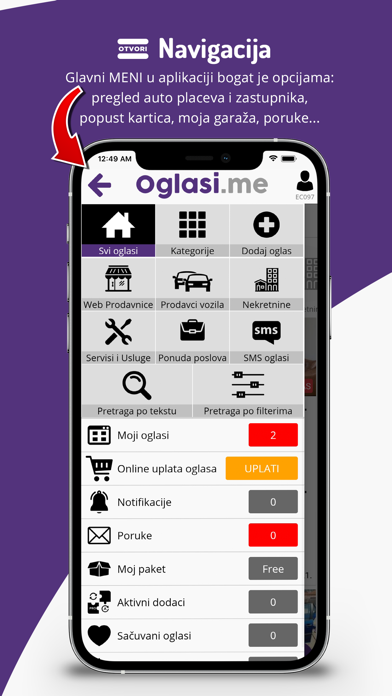 Oglasi Screenshot
