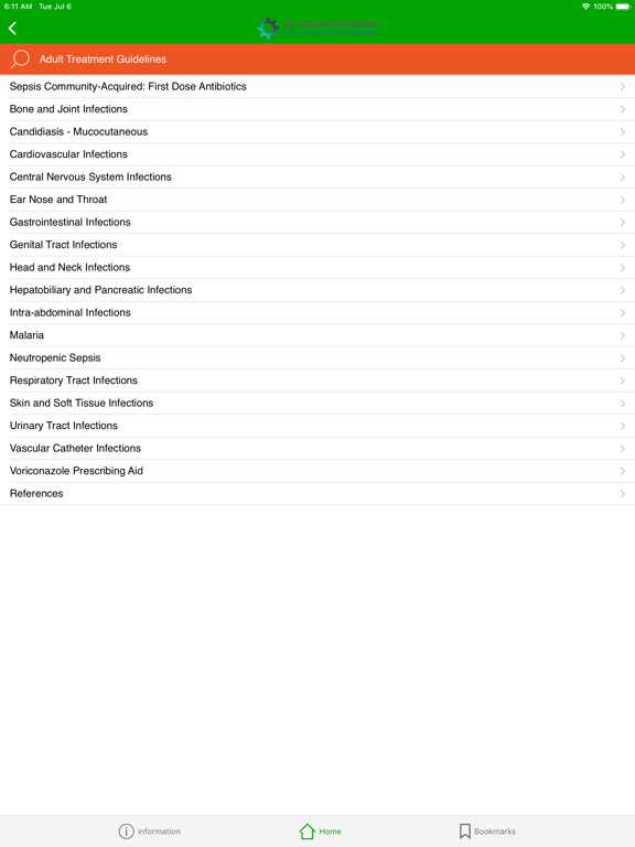 Screenshot #5 pour RCSI Antimicrobial Guidelines