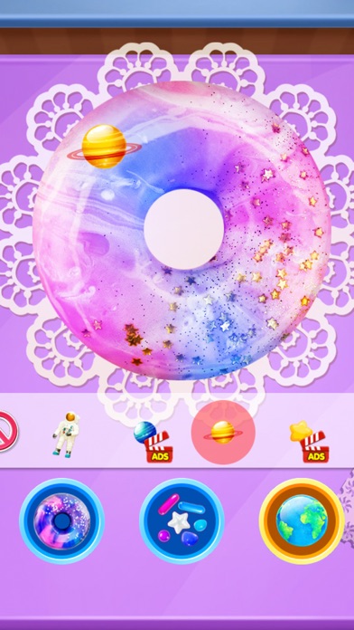 Galaxy Desserts Donut Designer Screenshot