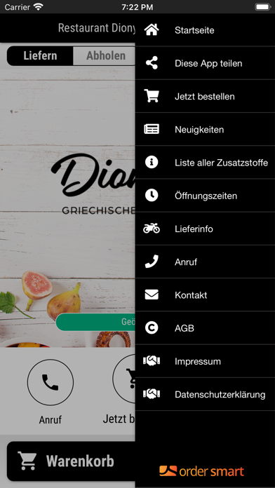 Restaurant Dionysos Screenshot
