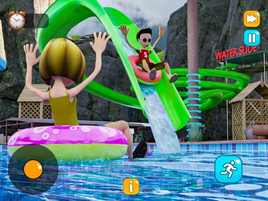 Screenshot #4 pour toboggan aquatique parc sim 3d