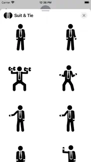 suit & tie animated emotes iphone screenshot 4