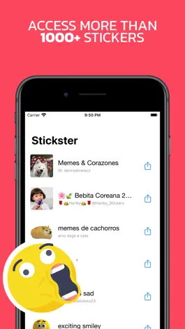 Game screenshot Stickster for Messages mod apk
