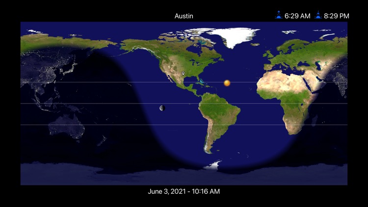 Day & Night Map TV