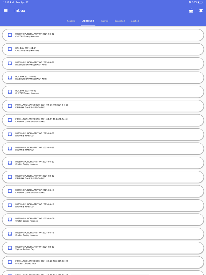 Infogird Employee Self Service